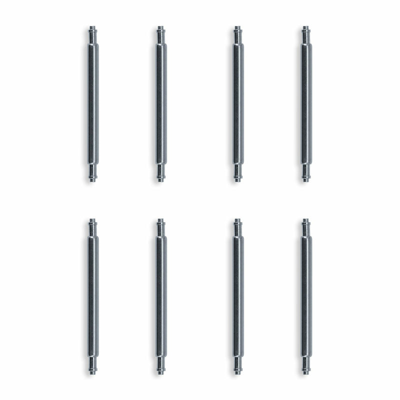 Light Gray MARATHON Swiss Made Shouldered 316L Stainless Steel Spring Bars