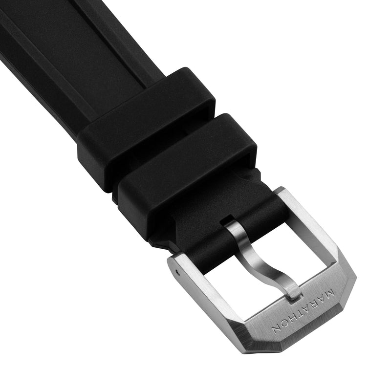 Black MARATHON 3-Piece Rubber Strap System