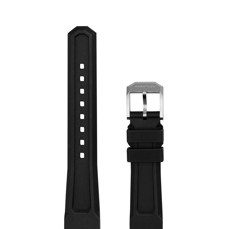 Black MARATHON 3-Piece Rubber Strap System