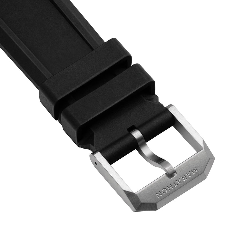 Black MARATHON 3-Piece Rubber Strap System