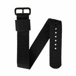 Black MARATHON 22mm Ballistic Nylon Watch Strap