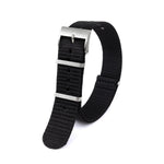 22mm Nylon NATO Watch Band/Strap with Stainless Steel Square Buckle - marathonwatch