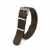 22mm Nylon NATO Watch Band/Strap with Stainless Steel Square Buckle - marathonwatch