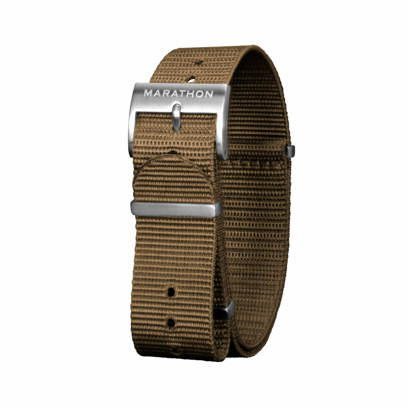 Dark Slate Gray MARATHON 20mm Nylon Defence Standard Watch Strap - Stainless Steel Hardware