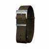 Black MARATHON 18mm Nylon Defence Standard Watch Strap - Stainless Steel Hardware