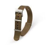 16mm Nylon NATO Watch Band/Strap with Stainless Steel Square Buckle - marathonwatch