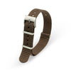16mm Nylon NATO Watch Band/Strap with Stainless Steel Square Buckle - marathonwatch