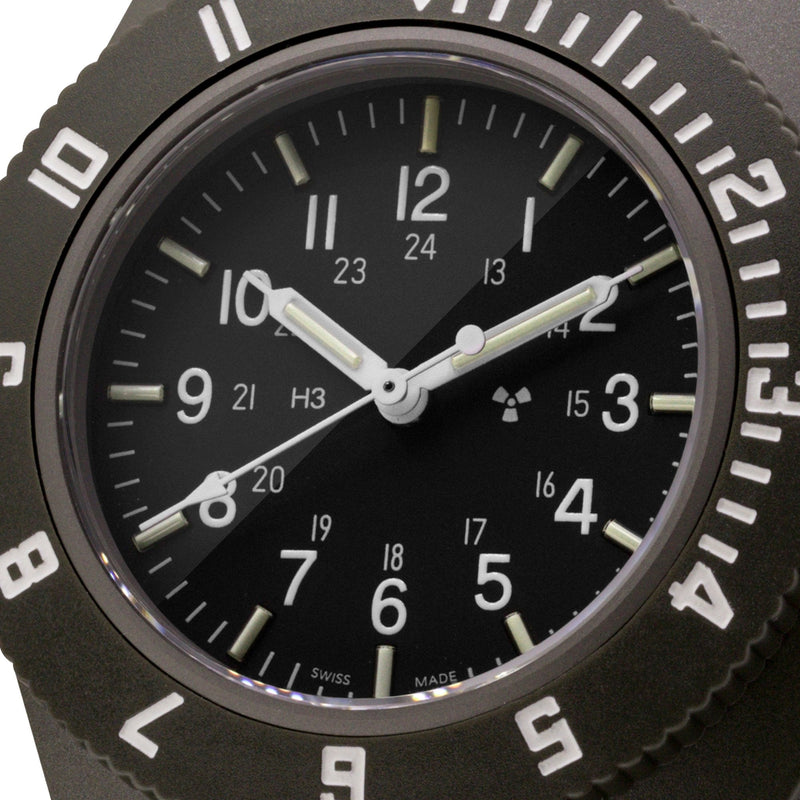 Sage Green Pilot's Navigator - Sterile Dial - 41mm - marathonwatch