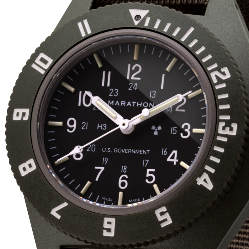 Dark Slate Gray MARATHON Sage Green Pilot's Navigator - 41mm