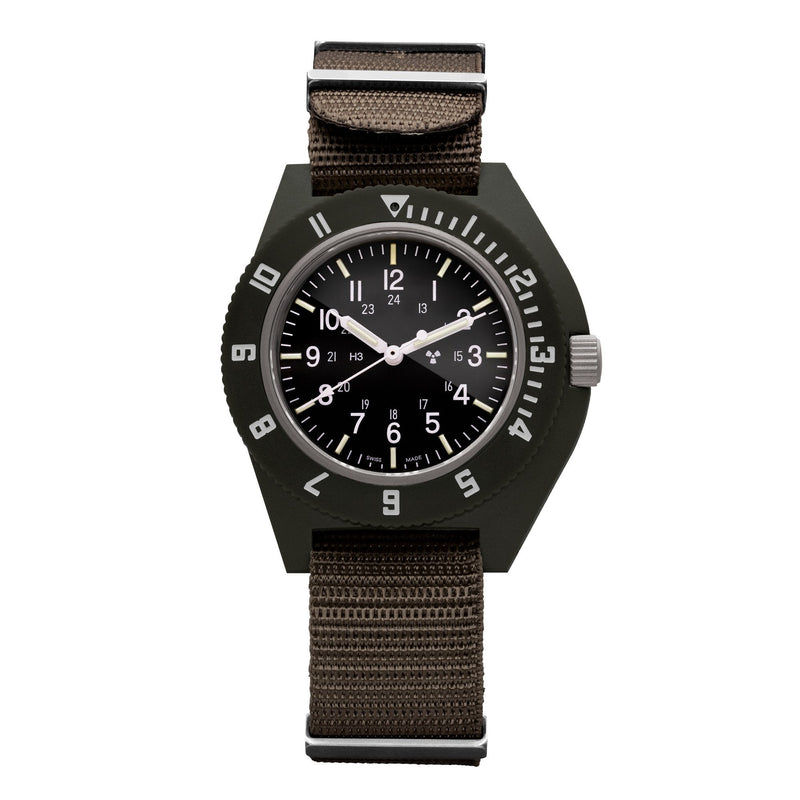 Black MARATHON Sage Green Pilot's Navigator - 41mm