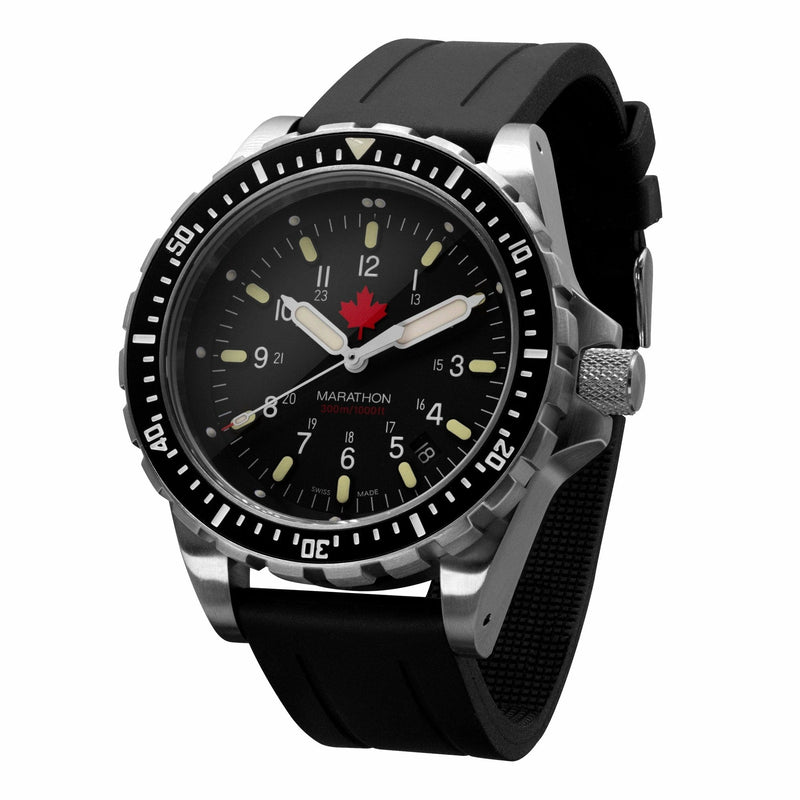 Black MARATHON Jumbo Diver's Quartz (JSAR) - 46mm