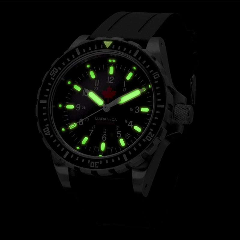 Black MARATHON Jumbo Diver's Quartz (JSAR) - 46mm