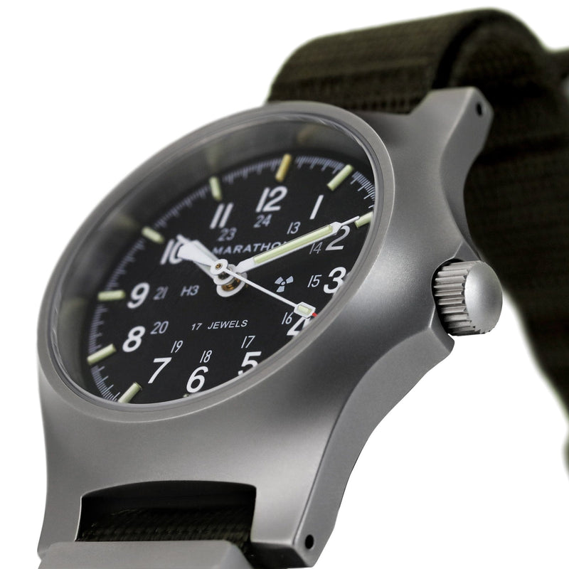 Dark Slate Gray Re-Issue Stainless Steel GP Mechanical (GPM) 39mm (Case/Crown)