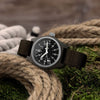 Dark Olive Green Sage Green General Purpose Quartz (GPQ) - 34mm