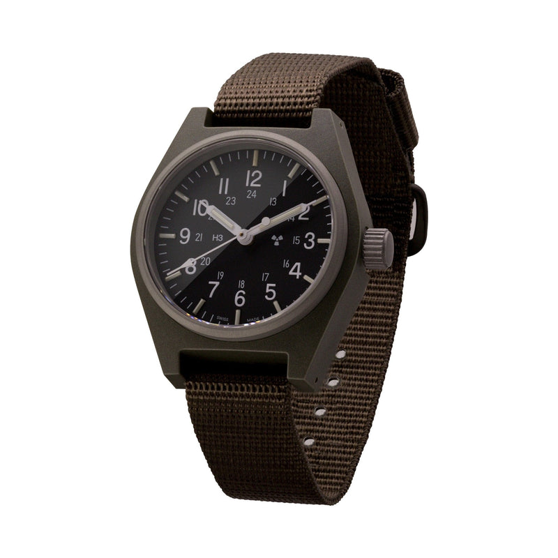 Black Sage Green General Purpose Quartz (GPQ) - 34mm