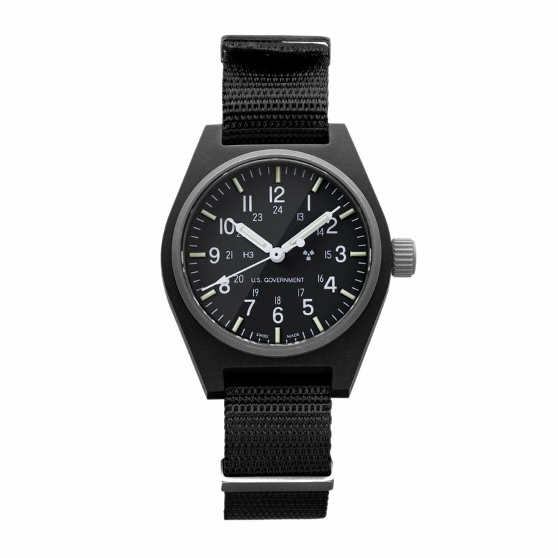 Black MARATHON Black General Purpose Quartz (GPQ) - 34mm