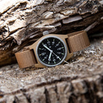 Dark Slate Gray MARATHON Desert Tan General Purpose Quartz (GPQ) - 34mm