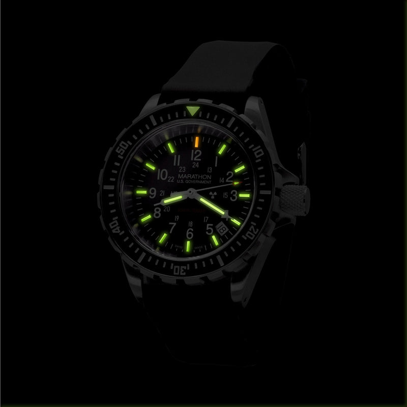 Black MARATHON Large Diver's Quartz (TSAR) - 41mm