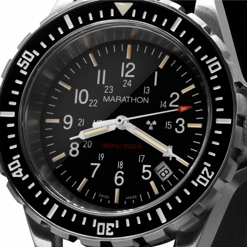 Black Large Diver's Quartz (TSAR) - 41mm