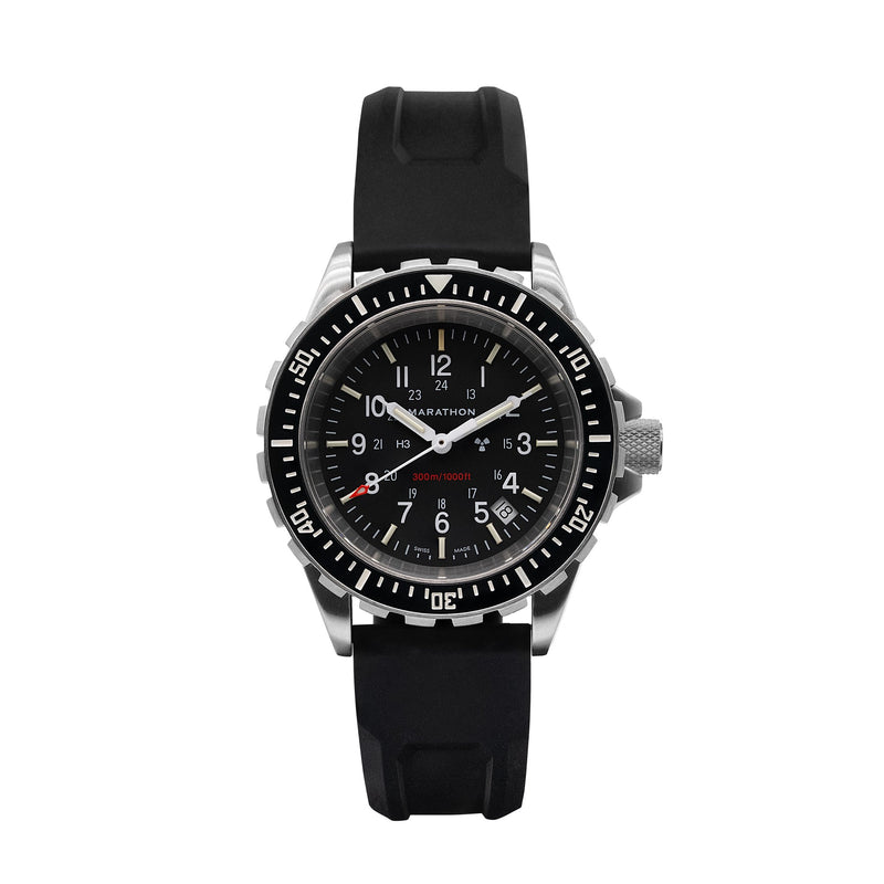 Black MARATHON Large Diver's Quartz (TSAR) - 41mm