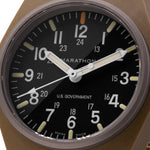 Black MARATHON Desert Tan General Purpose Quartz with MaraGlo (GPQ) - 34mm