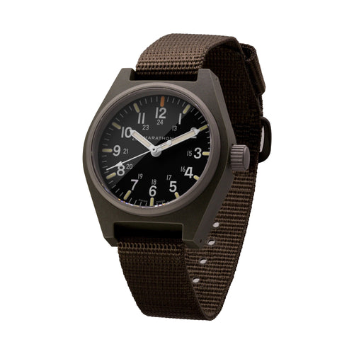 Sage Green General Purpose Quartz with MaraGlo (GPQ) No Government Markings - 34mm - marathonwatch