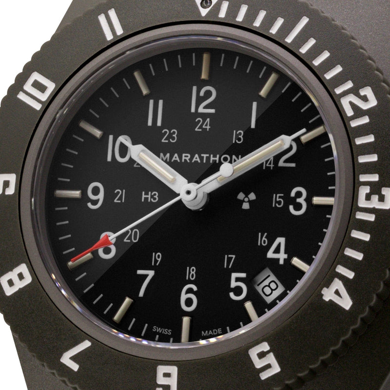 Dark Slate Gray Sage Green Pilot's Navigator with Date - 41mm