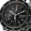 Black Jumbo Diver/Pilot's Automatic Chronograph (CSAR) - 46mm