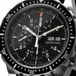 Black Jumbo Diver/Pilot's Automatic Chronograph (CSAR) - 46mm