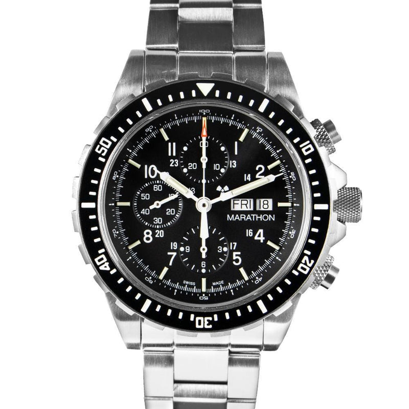 Light Gray Jumbo Diver/Pilot's Automatic Chronograph (CSAR) - 46mm