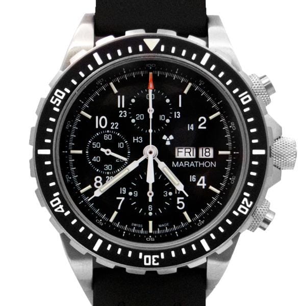 Gray Jumbo Diver/Pilot's Automatic Chronograph (CSAR) - 46mm