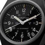 Black MARATHON Black General Purpose Quartz with Date (GPQ) - 34mm