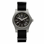 Black Re-Issue Stainless Steel GP Quartz with Date (GPQ) 39mm (Case/Crown)