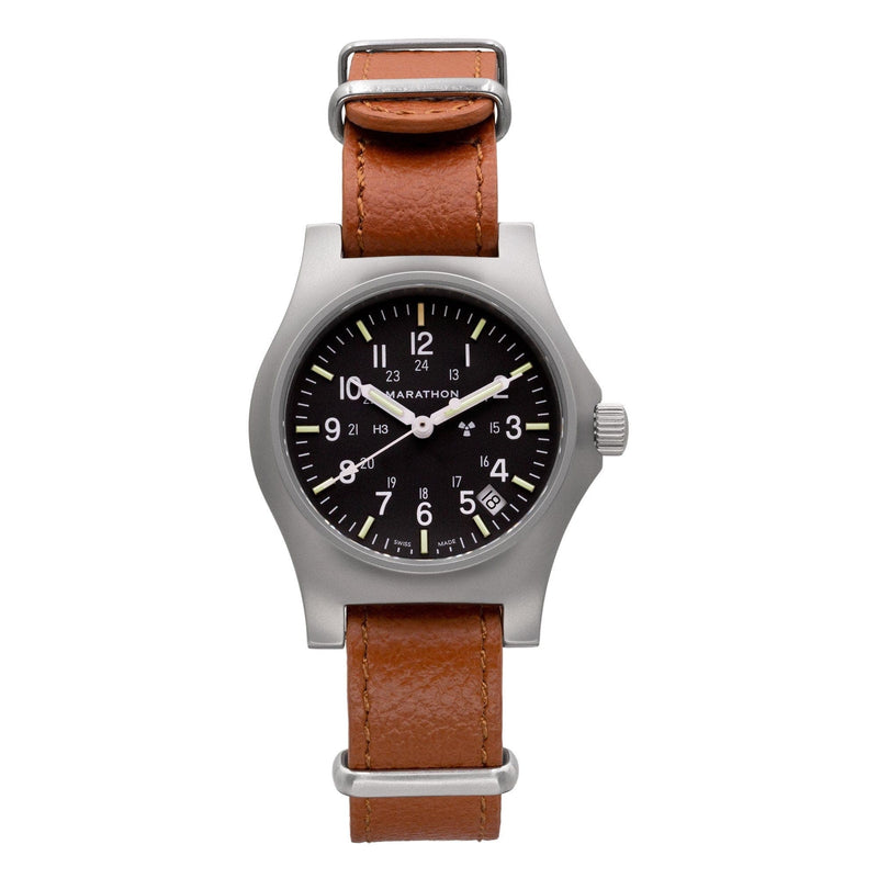 Dim Gray Re-Issue Stainless Steel GP Quartz with Date (GPQ) 39mm (Case/Crown)
