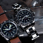 Black Jumbo Diver's Automatic (JDD) Stainless Steel Bracelet - 46mm