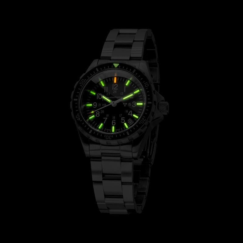 Black MARATHON Medium Diver's Quartz (MSAR Quartz) - 36mm