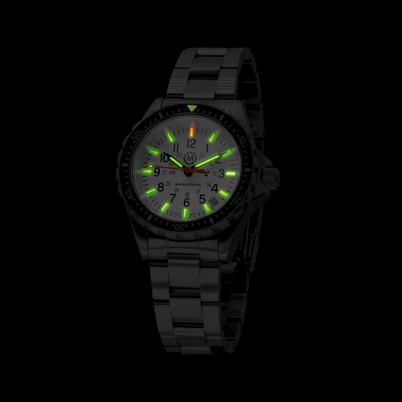 Black MARATHON Arctic Edition Medium Diver's Quartz (MSAR Quartz) - 36mm