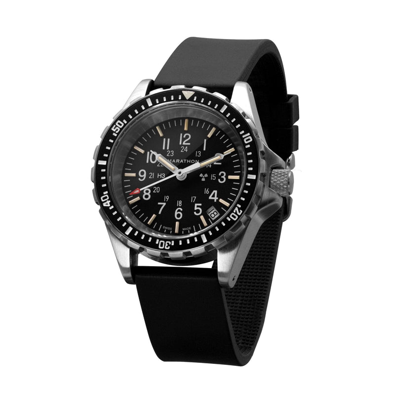 Black Medium Diver's Quartz (MSAR Quartz) - 36mm