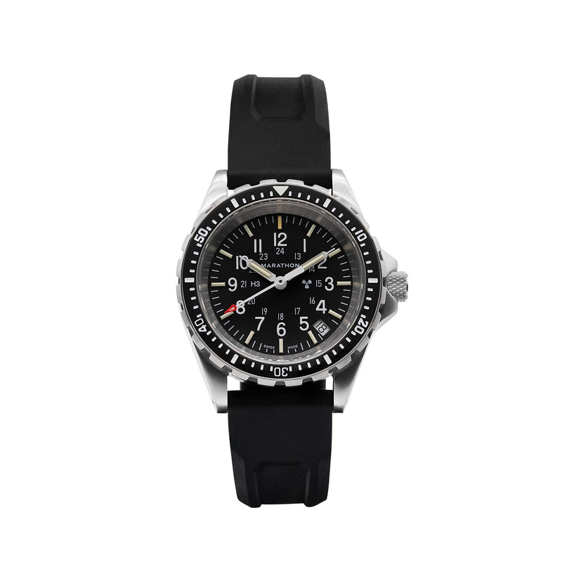 Black Medium Diver's Quartz (MSAR Quartz) - 36mm