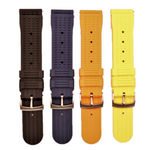 Sandy Brown GURU Classic Waffle Rubber Strap - Yellow