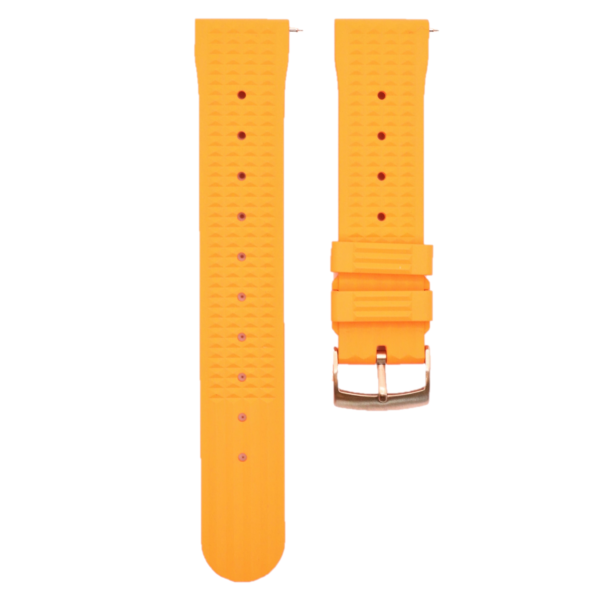 Sandy Brown GURU Classic Waffle Rubber Strap - Orange