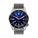 Black Squale Matic Dark Blue Mesh