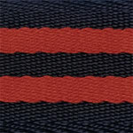 Black Blue & Red 2 Stripe NATO Strap