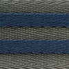 Dark Slate Gray Grey & Blue 2 Stripe NATO Strap