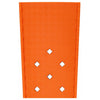 Chocolate TROPIC Textured Rubber Waterproof Diving Strap In ORANGE