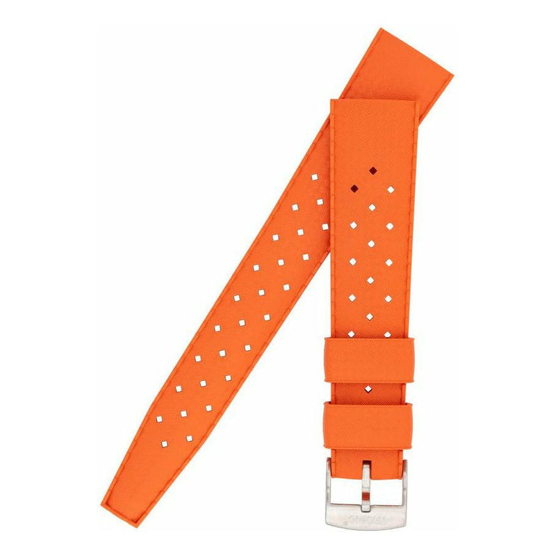 Tomato TROPIC Textured Rubber Waterproof Diving Strap In ORANGE