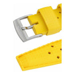Gold TROPIC Textured Rubber Waterproof Diving Strap In YELLOW