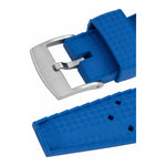 Dark Cyan TROPIC Textured Rubber Waterproof Diving Strap In ROYAL BLUE