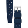 Dark Slate Gray TROPIC Textured Rubber Waterproof Diving Strap In NAVY BLUE