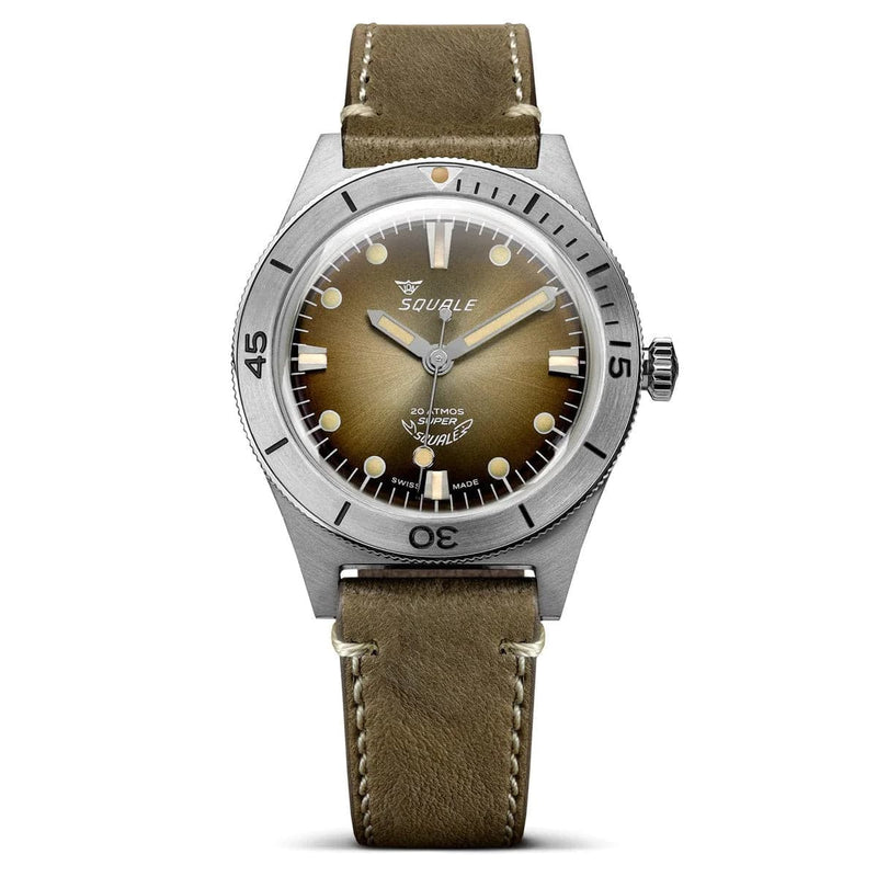 Dim Gray Squale Super-Squale Sunray Brown Leather